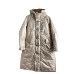 ショッピングzara ZARA◆コート/L/ポリエステル/ロングパファーコート
