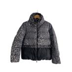 MONCLER◆ダウンジャケット/ナイロン/レオパード/132-093-45924-80/ARGENTEE