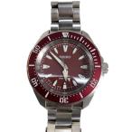 SEIKO◆自動巻腕時計/アナログ/ボルドー/シルバ/4R35-06K0/PROSPEX/Diver Scuba/? NULL ?