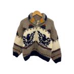 ショッピングカウチン FRON ENTERPRISES LTD◆カウチン/カーディガン(厚手)/--/ウール/GRY