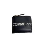 ショッピングGARCONS COMME des GARCONS◆Huge Logo/財布/レザー/BLK/メンズ/SA3100HL