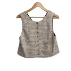 ショッピングスパンコール TOMORROWLAND◆25SS/マリースパンコール2WAYペプラムジレ/ジレベスト/36/14-07-51-07005