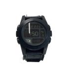 ショッピングnixon NIXON◆クォーツ腕時計/デジタル/BLK/BLK