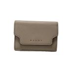 ショッピングMARNI MARNI◆3つ折り財布/--/BEG/無地/レディース