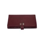 ショッピングHERMES HERMES◆ベアン スフレ/レザー/RED/レディース/039078CK-55