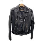 ショッピングdiesel DIESEL◆フラミンゴ/ダブルライダースジャケット/XL/牛革/BLK