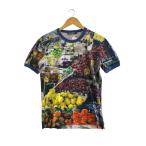 DOLCE&GABBANA◆Tシャツ/46/コットン/マルチカラー/プリント/G8EL1T/G7AYG