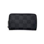 ショッピングダミエ LOUIS VUITTON◆ジッピー・コインパース_ダミエ・グラフィット/PVC/BLK/メンズ