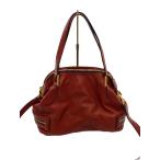 Chloe◆ショルダーバッグ/レザー/RED/パディントンバッグ