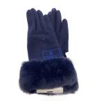 FURLA* перчатки /--/NVY/ одноцветный / женский //