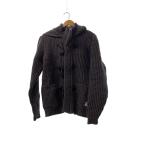 ショッピングカウチン GOOD ENOUGH◆2013AW/カウチンダッフル/カーディガン(厚手)/M/ウール/GRY/無地