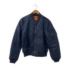 Schott◆フライトジャケット/L/ナイロン/NVY/3172017//