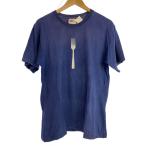 NIKE ACG◆Tシャツ/M/コットン/NVY/無地/90s-00s