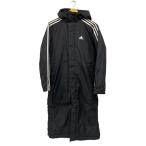 ショッピングベンチコート adidas◆ベンチコート/スポーツウェアー/S/黒/GF0000/アディダス