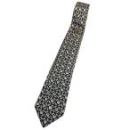 ショッピングスイカ HERMES◆ネクタイ/シルク/NVY×GRN/果物/スイカ柄/総柄/メンズ