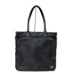 ショッピングPORTER PORTER◆TIME/タイム/スクエアA4対応/トートバッグ/ナイロン/BLK/655-17874