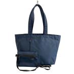 PORTER GIRL◆シェルトートバッグ/ナイロン/NVY/無地