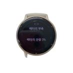 GARMIN◆スマートウォッチ/デジタル/ラバー/BLK/WHT//