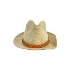 Zadig&Voltaire◆ストローハット/--/CRM/無地/メンズ