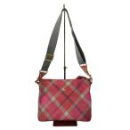Vivienne Westwood◆ショルダーバッグ/レザー/PNK/チェック