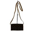 ショッピングポシェット LOUIS VUITTON◆ポシェット・ツインPM_モノグラム・キャンバス/PVC/BRW