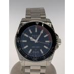 GUCCI◆クォーツ腕時計/アナログ/ステンレス/BLK/SLV/136.2/DIVE