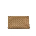BOTTEGA VENETA* клатч / кожа /BEG/ одноцветный //