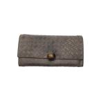 BOTTEGA VENETA◆長財布/--/BRW/レディース/型崩れ考慮