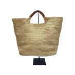 ショッピングカゴバッグ Helen Kaminski◆カゴバッグ/Cassia S/トートバッグ/ラフィア/BEG