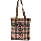 ショッピングVivienne Vivienne Westwood◆トートバッグ/--/PNK/チェック/使用感有//