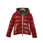 ショッピングduvetica DUVETICA◆ダウンジャケット/38/--/RED/無地/0946562/フルジップ//