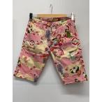 ショッピングEVISU EVISU◆7550/七福神/ショートパンツ/32/コットン/PNK/総柄/2EAJXM3SH2108XXCX