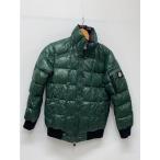 MONCLER◆ダウンジャケット/--/ナイロン/GRN/無地
