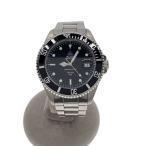 ELGIN◆自動巻腕時計/アナログ/ステンレス/BLK/SLV/FK-1405N-FL//