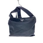 ショッピングPRADA PRADA◆ショルダーバッグ/ナイロン/BLK/無地//
