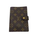 LOUIS VUITTON* Agenda PM_ монограмма * парусина /PVC/BRW/ общий рисунок / женский 