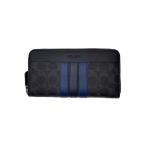 COACH◆長財布/レザー/BLK/総柄/メンズ/CCG34