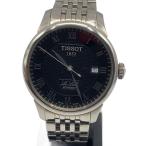 TISSOT◆Le Locle/ル・ロックル/自動巻腕時計/アナログ/ステンレス/BLK/SLV/L164/264-1//