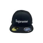 ショッピングsupreme Supreme◆23AW/Championships Box logo New Erキャップ/7 1/2/ポリエステル/ブラック