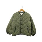 ショッピングジムフレックス Gymphlex◆ジムフレックス/ダウンジャケット/12/ナイロン/カーキ/GY-A0432