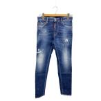 ショッピングディースクエアード DSQUARED2◆ディースクエアード/ボトム/42/デニム/インディゴ/S74LB1517