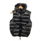 DUVETICA◆ダウンベスト/50/ポリエステル/BLK/無地//