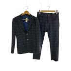 ショッピングVivienne Vivienne Westwood MAN◆セットアップ/44/ポリエステル/GRY/チェック/VW-W1-78727