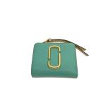 MARC JACOBS◆SNAPSHOT MINI COMPACT WALLET/2つ折り財布/GRN/レディース/M00133