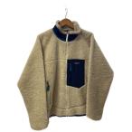 ショッピングpatagonia patagonia◆Classic Retro-X Jaフリースジャケット/L/ポリエステル/ベージュ/STY23056FA22