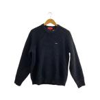 ショッピングsupreme Supreme◆Small Box Waffle Sweater ニット・セーター(厚手)/S/アクリル/BLK