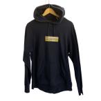 Supreme◆パーカー/L/コットン/NVY/プリント/色褪せ/ポケット穴