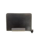 ASHFORD◆システム手帳/レザー/ラウンドジップ/文具/BLK