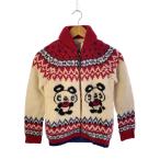 ショッピングカウチン HYSTERIC GLAMOUR◆カウチンセーター/FREE/ウール/RED/0113nd04/アップルパンダ/タグ付き