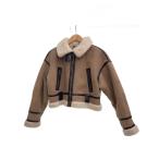 ショッピングzara ZARA◆ミリタリージャケット/M/ポリエステル/BRW/8073/235/706